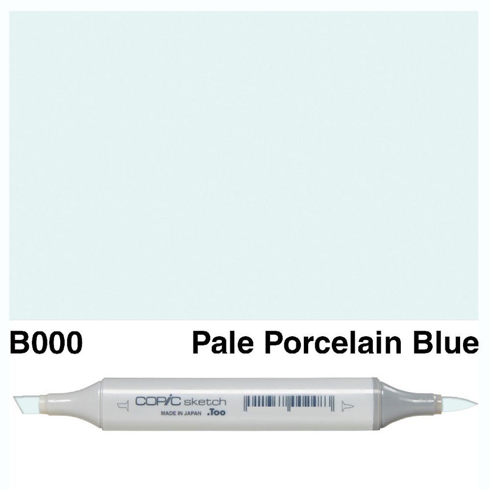 Copic Sketch Marker Pale Porcelain Blue
