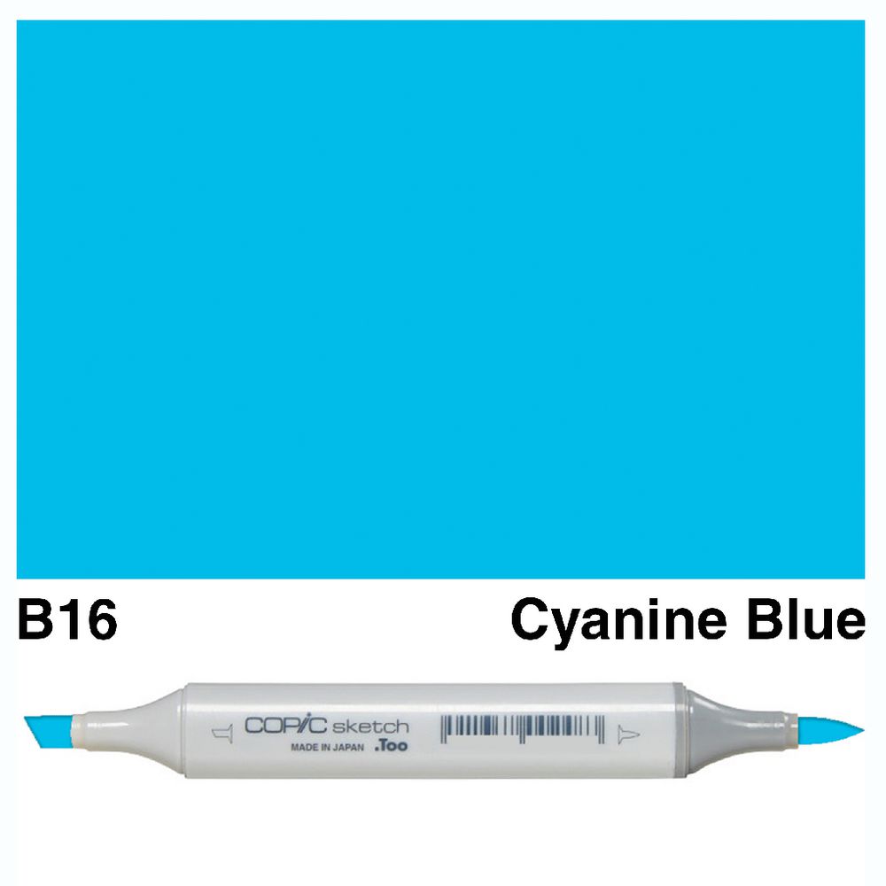 Copic Sketch Marker Cyanine Blue