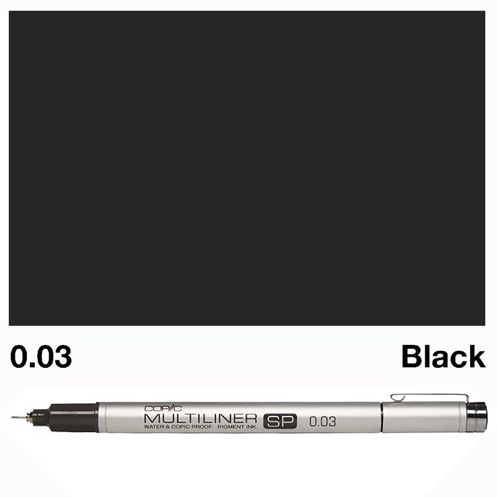 Copic Multiliner Marker 0.03mm Black