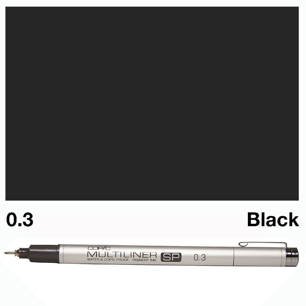 Copic Multiliner Marker 0.3mm Black