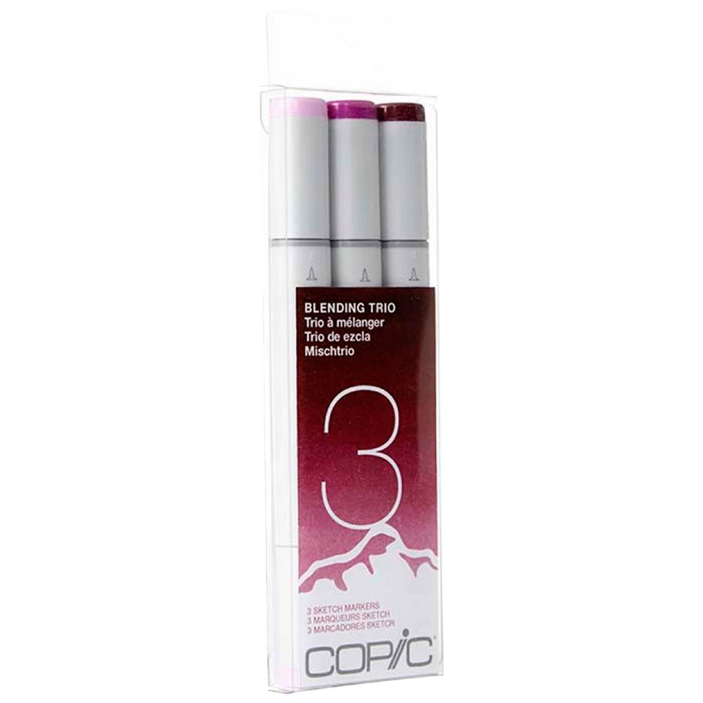 Copic Sketch Marker Blending Trio Pink