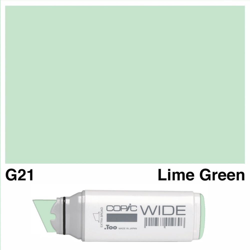 Copic Wide Marker G21 Lime Green