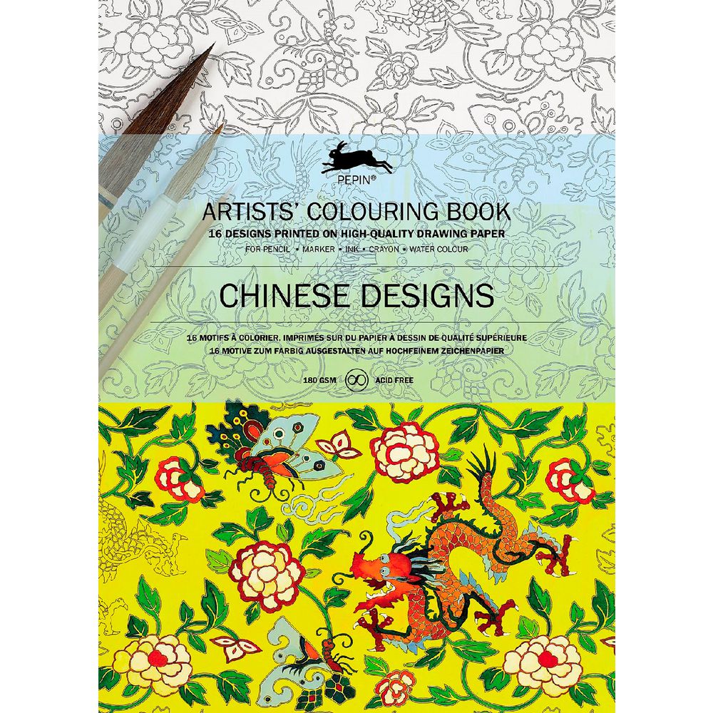 Pepin Artist Colouring Book Chinese Designs