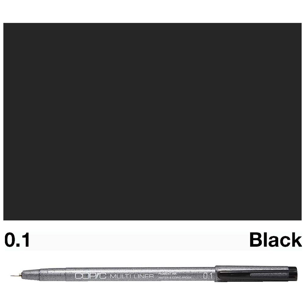 Copic Multiliner 0.1mm Black