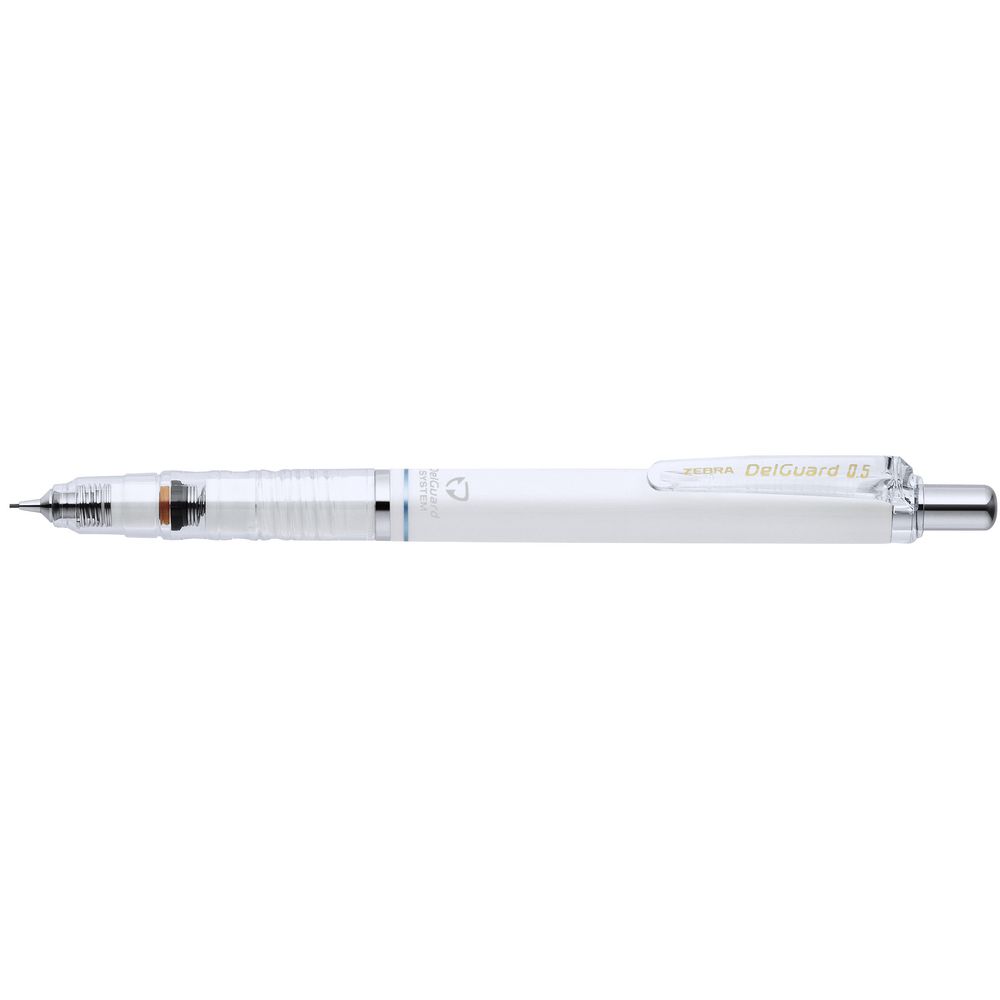 Zebra Delguard Mechanical Pencil 0.5mm White