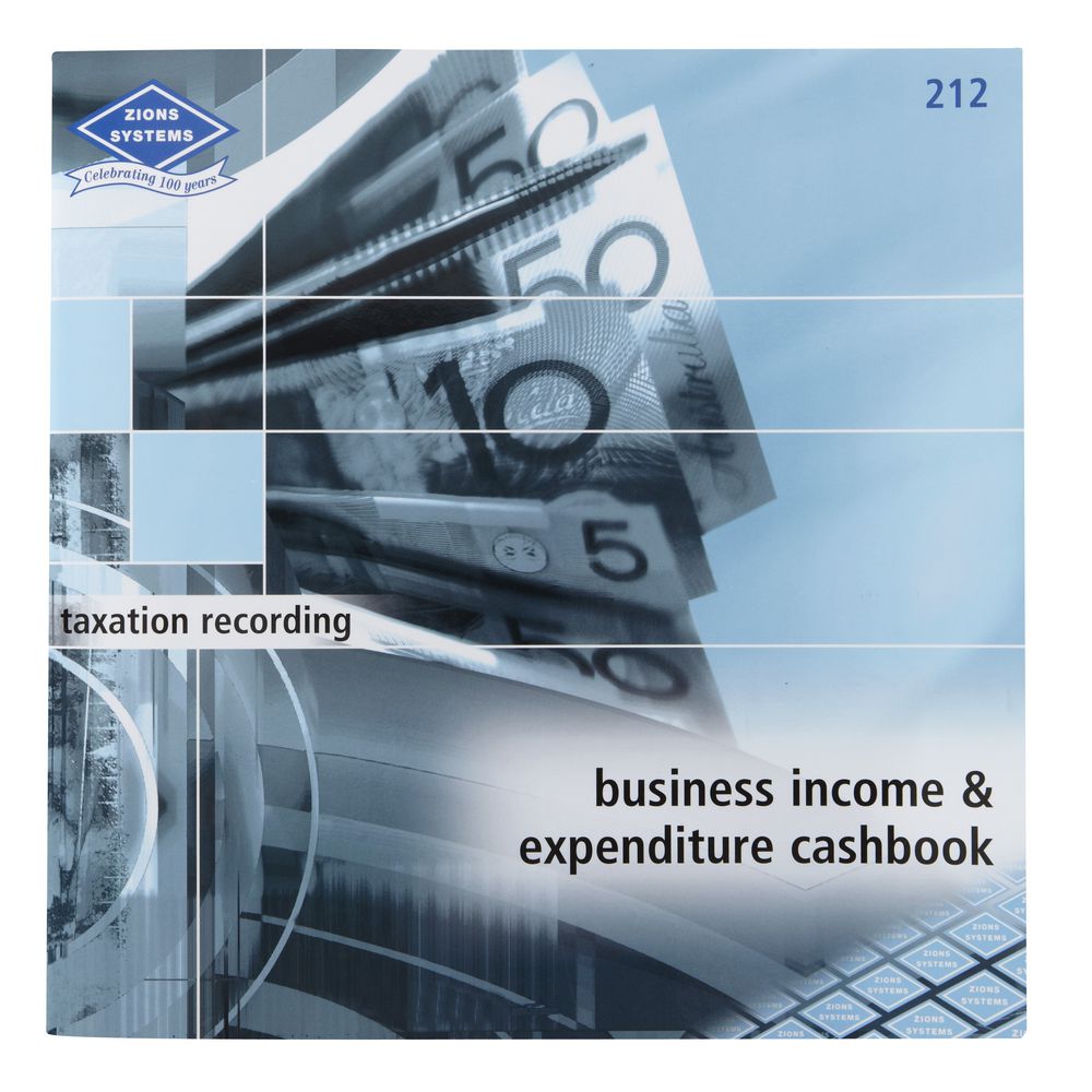 Zions Business Income and Expenditure Cashbook