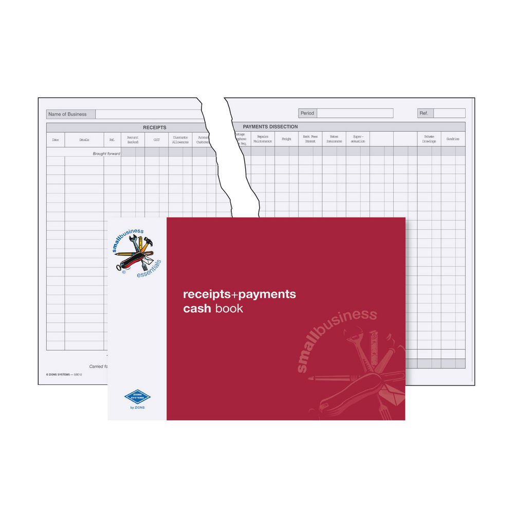Zions SBE12 Receipts Payments Cash Book