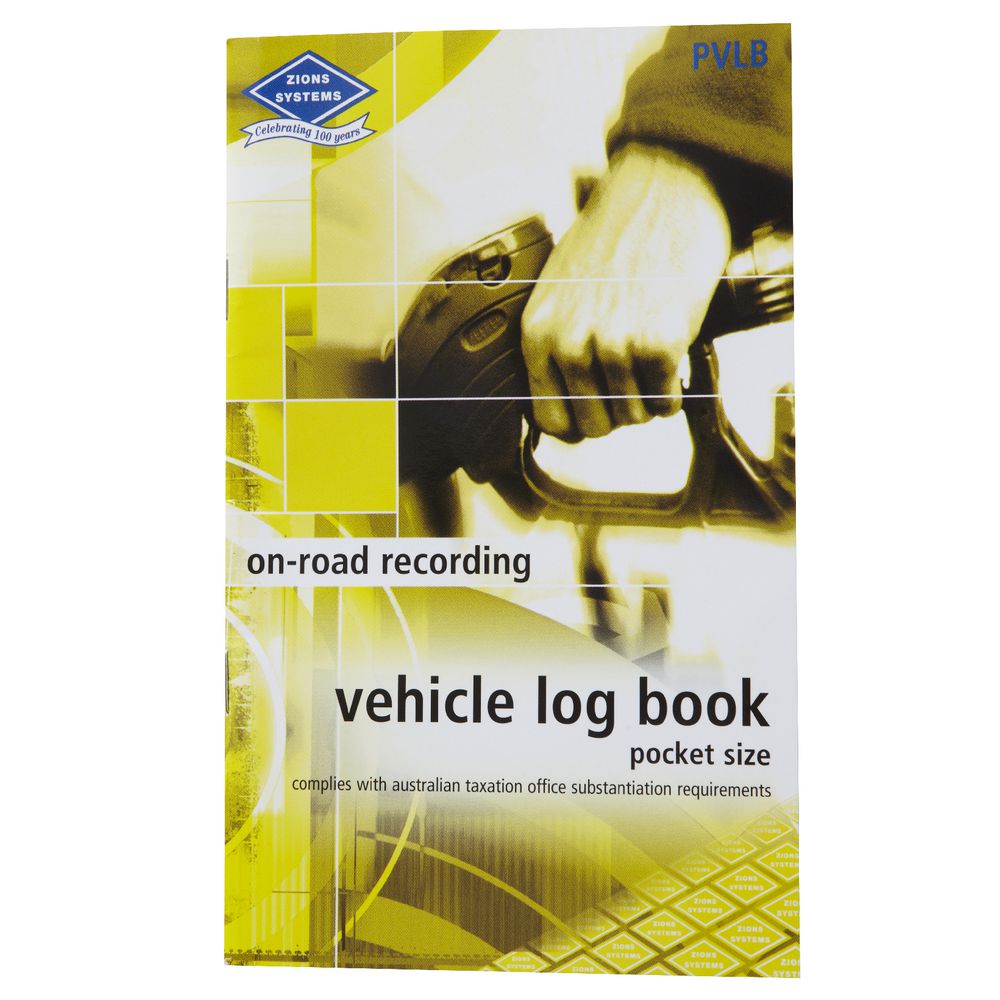 Zions Pocket Vehicle Log Book  Officeworks