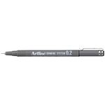 Artline 231 Drawing System Pen 0 1mm Black Officeworks