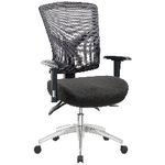 Colour-Charcoal Backrest - Black seat