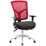Colour-Red Backrest - Black seat