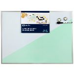 Colour-White and teal