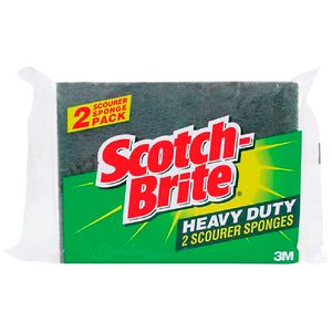 Scotch-Brite Heavy Duty Scourer Sponge 2 Pack