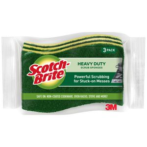 Scotch-Brite Heavy Duty Scrub Sponges 3 Pack