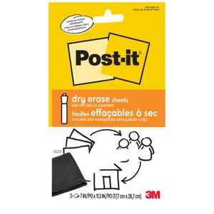 Post-it Dry Erase Sheets 3 Pack