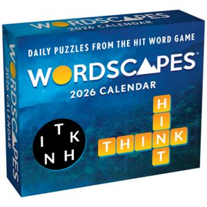 Brown Trout 2026 Wordscapes Boxed Calendar