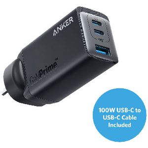 Anker 65W 3-Port Wall Charger Black