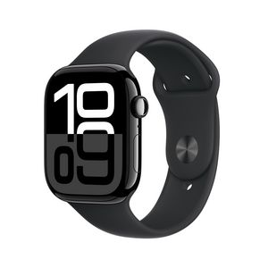 Apple Watch S10 GPS 46mm Jet Black Al Case/Sport Band M/L