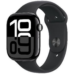 Apple Watch S10 GPS/Cel 46mm Jet Black Al Case/Sport Band M/L