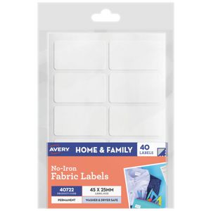 Avery No-Iron Fabric Labels 30 Pack