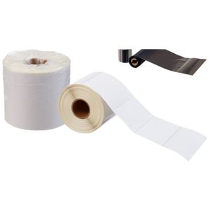 Bala Thermal Transfer Labels and Wax Ribbon 12 Pack
