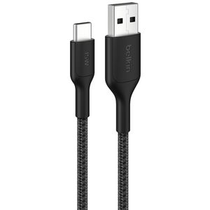 Belkin BoostCharge Pro Braided USB-A to USB-C Cable 1M Black