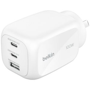 Belkin BoostCharge 3 Port 100W GaN Charger