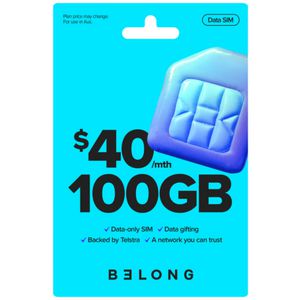 Belong Data SIM Kit $40