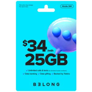 Belong Voice SIM Kit $34