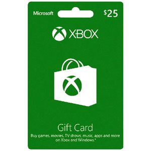 Xbox Live Gift Card $25