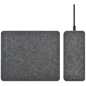 Bonelk QI Wireless Charging Split Mouse Mat Grey