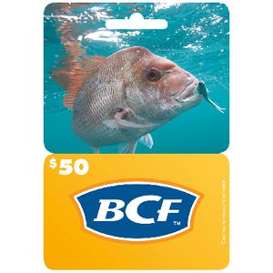 BCF Boating Camping Fishing Gift Card $50