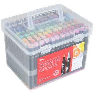 Born Dual-Tip Graphic Design Markers 108 Pack