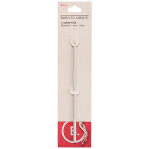 Born Aluminium Crochet Hook 4mm