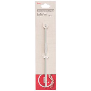 Born Aluminium Crochet Hook 5mm
