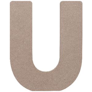 Born Wooden Alphabet Letter U 20cm