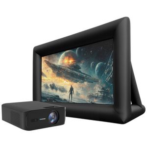 Blaupunkt 1080p Projector with 140" Inflatable Screen