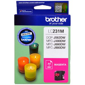 Brother LC 231 Ink Cartridge Magenta