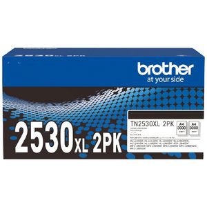Brother TN2530 Toner Cartridges Black 2 Pack