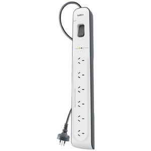 Belkin Surgemaster 6-Outlet Surge Protector with 2m Cord