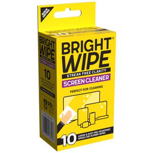 Brightwipe Screen Cleaning Wipes 10 Pack