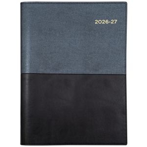 Collins A4 Day to Page Vanessa FY26/27 Diary Black
