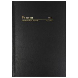 Collins A4 Day to Page FY26/27 Diary Black