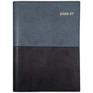 Collins A5 Day to Page Vanessa FY26/27 Diary Black