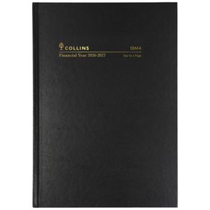 Collins A5 Day to Page FY26/27 Diary Black