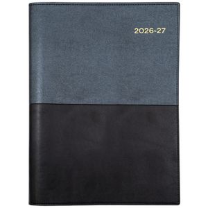 Collins A5 Week to View Vanessa FY26/27 Diary Black