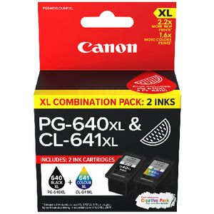 Canon 640XL and 641XL Combination Ink Pack