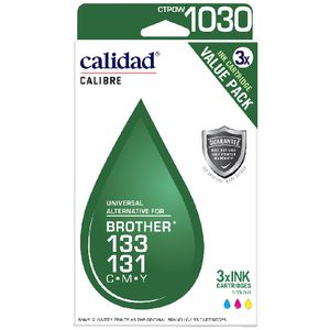 Calidad Brother LC-133 Ink Cartridge 3 Pack