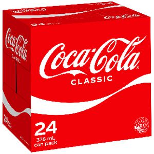 Coca-Cola Cans 375mL 24 Pack