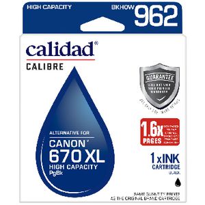 Calidad Alternate Canon 670XL Ink Cartridge Black